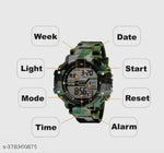 Fancy round Dial Army Color Sport Watch For Young Boys