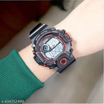 Sports Multifunctional Alarm Digital Watch - For Men & Women New Black Digital Unisex Watch For Kids - Boys And Girls Stylish Back Light Digital Watch - For Men Digital Watch - For Boys & Girls digital watch Green light Display Chronograph, Alarm watches