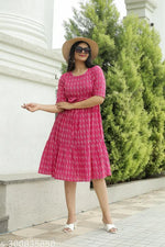 One Piec Dress | Dress for Parties | Women's Printed Dress | Women’s Party Dress | Printed Women’s Dress | Summer Casual Dress | Fancy & LigthWeigth Gown for Women and Girls | Stylish Western Frock