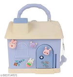 Kian Best Quality Puppy House Dog Coin Stealing Piggy Bank for Kids - Adorable and Durable Dog House Bank | Educational, Fun, and Safe Coin Collecting Toy for Children for Birthdays Pink