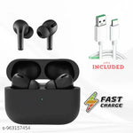 Airpod Pro with Case True Wireless Bluetooth Earphones with 3 Hours of Playtime & Compatible for all Smartphones (White)