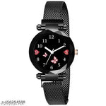 queen dial women magnet watch