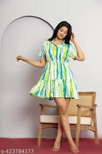 Women REDWHITE STRIPE Dress