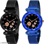 NEWW FLOWER MAGNET BLACK_BLUE