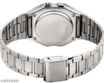 Trending Silver Colour Square Dial Digital Watch for Womens n Mens