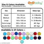 OYO BABY Dry Sheets Small Size Pack of 2 (50x70CM) For New Born Baby, Waterproof Dry Sheet, Baby Dry Mats, Baby Mattress, Baby Sheets, Baby Urnie Sheets, Baby Urine Mats Combo (Maroon + Dark Sea Blue).Newborn Baby Waterproof Mat Urine Dry Sheet