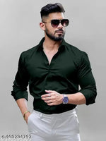 men formal shirts - GREEN