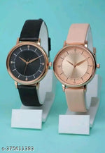 Best Quality Festive Season Flower Designer Round Dial Attractive Leather Belt women watches combo pack of 2 combo wathces for women stylish girl watches combo pack of 2 analog watches wrist watches combo watches
