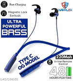 Z3 Neckband Magnetic ON/OFF Sensor | Comes With 50 Hour Battery Backup and Premium Design With Deep Bass Sound with Cooper Speakers Type C- Fast Charge |  IPX8 Waterproof | Bluetooth Neckband | Neckband Bluetooth | Bluetooth Headphones