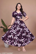 New Floral Dress With Digital Floral Print