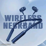 Wireless Bluetooth Neckband (Blue) | 50Hr Playback | Dual Device Pairing | In-Ear Design