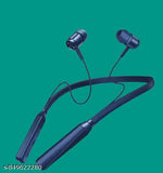 Bluetooth Wireless Neckband with Dual Pairing & 50 Hours Playback (Black)Sk