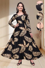 Sale price live Gown for Women , White chess gown for women,women one piece dress