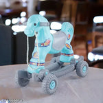 1 years baby horse ride on toy for kids vehicle slide toys for 1-3 years babies, ride & rocker birthday gift, Grey colour