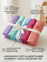 BRANDONN Baby Blanket New Born Pack of Wrapper Cum Crib Blanket For Baby Boys And Baby Girls