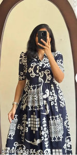 Women's Rayon Printed Anarkali Kurta Women & Girls | Women's Kurtas & Kurtis