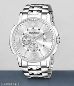 Stainless Steel Formal Casual Analog Date Function Watch For Boys and Mens]