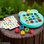 Shape Sorting Cube with 18 Shape and Different Color - Kids Activity Toys - Learning and Educational Toys with Multicolour (ISI Approved) (19 pieces)