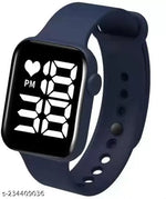 Grey Colour Digital Led Watch for Unisex Kids Boys n Girls
