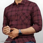 Men's Cotton Lining Checks Shirt