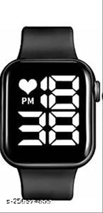 Grey Colour Digital Led Watch for Unisex Kids Boys n Girls