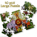 Trendy Kids Jigsaw Puzzle 36 Pieces Mini Puzzle Foam Mat for Kids, Interlocking Learning Alphabet and Number Mat for Kids - Multi-Color
