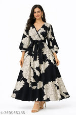 OTABU | Dress For Women | Women's Abstract A-line Peach Skirts