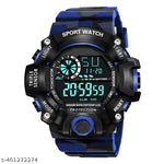 Motugaju Digital Watch Shockproof Automatic Army Red Blue Color Strap Waterproof Digital Sports Combo Watch for Men Kids Watch for Boys Watch for Men Pack of 2