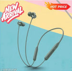 Transparent Bluetooth Neckband | 48Hrs Playtime | 4 Voice Changer Modes | HD Sound | Noise Isolation | High-Quality Mic | Type-C Fast Charging ( Green | Pack Of 1 )