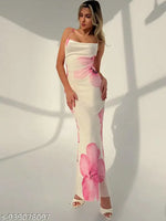 White imported net dress