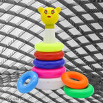 Teddy Rings for Kids with Play Set Toy, Brien Development Toy for Kids, Best Gift for Baby Boys and Girls- Multi Color