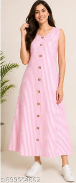 Women REDWHITE STRIPE Dress