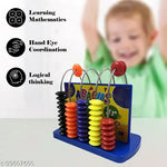 5 Rod Junior Abacus Toy for Kids |Early Math Learning Education Toy| Learn Counting, Addition & Subtract, Plus & Minus with Colorful Beads |  for Pre-School Children – Age 3+ Years