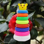 Teddy Rings for Kids with Play Set Toy, Brien Development Toy for Kids, Best Gift for Baby Boys and Girls- Multi Color