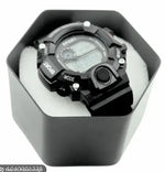 Classy Trending Black Dial black Strap Silicon Ultra LED Digital Watch For Boy & Girls  Red Square Ultra Band