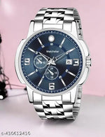 Stainless Steel Formal Casual Analog Date Function Watch For Boys and Mens]
