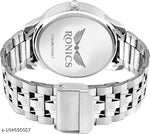 Premium White Dial Watch with Stylish Stainless Steel Strap : Premium watch | White Dial | Stainless steel strap | Men's watch | Stylish design