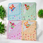 Baby blankets bath hooded towels swaddle clothes wrappers soft cotton cloths for new born baby kids gifts set combo