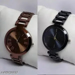 New Fancy Solid Dial Attractive Metal Chain Attractive Bracelet Analog Watch for Women
