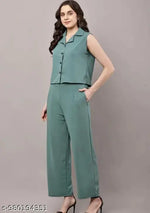 Women Loose Fit Co Ord Set, Printed Two Piece Set