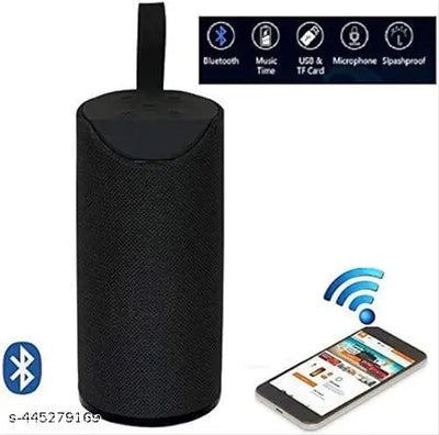 Atiasrama TG-113  Mate Portable Bluetooth Speaker Wireless Super Bass Sound Audio System/Water Resistent/Splashproof Built in Mic, TF Card Slot, FM, AUX, USB