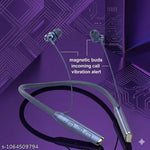 Neckband Bluetooth Headphones | BT-235V4 High Bass Neckband With Metal Look | Bluetooth Headphone | blutube headphone | High Bass Neckband | Good Mic Quality