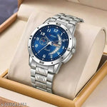 Premium White Dial Watch with Stylish Stainless Steel Strap : Premium watch | White Dial | Stainless steel strap | Men's watch | Stylish design