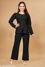 Women Loose Fit Co Ord Set, Printed Two Piece Set
