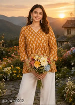 Beautiful trendy V NECK top