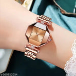 Latest shiny Cristal diamond premium quality analog watch for women and pretty girls