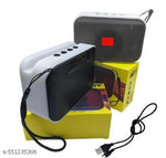 Wireless Portable Bluetooth Speaker with RGB Lights & 6H Playtime – Stereo Sound & Fast Charging