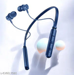 MB TRADE*** Neckband True Wireless Bluetooth Earphones, Wireless Neckband, Bluetooth in-Ear Earphone Headset, Headphones Budget   Earphones, 24 H Playtime, Trending Bluetooth Headphones - ( Black )