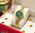 Jainx Rose Gold Magnet Mesh Chain Analog Wrist Watch for Women