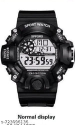 G Shockk Full Black Digital Watch For Boys (Pack Of 1)